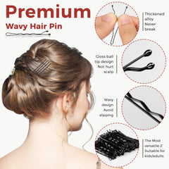 EWAGOA High-quality metal bun pins stay secure and rust-proof