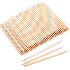 EWVVSS orange sticks bulk pack for convenient nail care and hygienic single-use use.