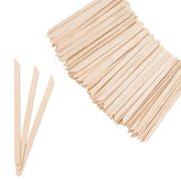 EWVVSS wooden small wax sticks for detailed hair removal on delicate areas.