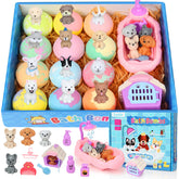 Excalla kids bath bombs with toy inside spark a surprise during bath time.