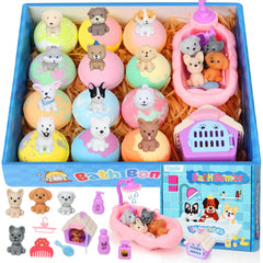 Excalla kids bath bombs with toy inside spark a surprise during bath time.
