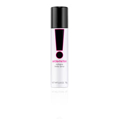 Exclamation Cologne Spray bottle highlighting the floral scent for versatile day-to-night wear