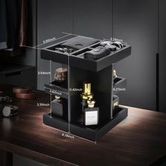 EXIN DECHEN Mens Cologne Organizer fits on desks for tidy grooming routines