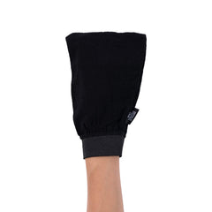 Existing Beauty Bronze Tan Remover Glove textured surface highlights durable exfoliation for repeated use.