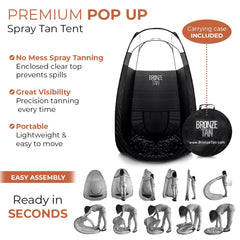 Existing Beauty portable carrying case for easy mobile tanning setups