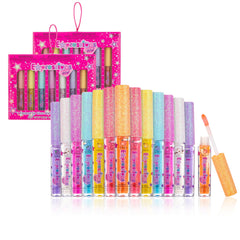 Expressions girl set brillos fruta labial, look brillante para niñas
