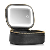 Extrei Gent mini makeup bag with LED mirror for on-the-go touch-ups
