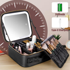 Extrei Gent travel-cosmetic-case-light-modes enables customizable brightness on the go.
