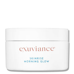 EXUVIANCE SkinRise Morning Glow packaging showing premium toner pads for refreshed mornings.