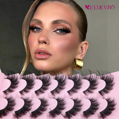 EYDEVRO cat-eye lashes enhance eye shape with elegant elongation.