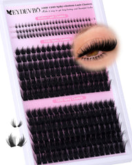 EYDEVRO fluffy lash clusters with spikes for bold, textured eyes.