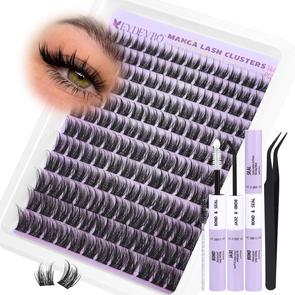 EYDEVRO Manga Lash Clusters Kit box shown for at-home lash styling