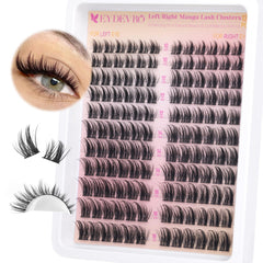 EYDEVRO manga lash clusters pack for natural everyday eye enhancement