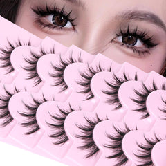 EYDEVRO Manga Lashes Natural Look 3D Wispy — soft, comfortable daily wear with subtle volume.