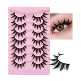 EYDEVRO manga lashes close-up, dramatic spiky design for cosplay.