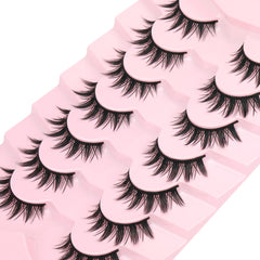 EYDEVRO lashes made from synthetic mink hair feel soft on the eyelid.