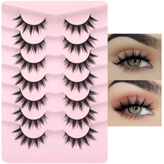 EYDEVRO manga lashes with spiky clusters deliver dramatic anime look.