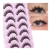 EYDEVRO manga lashes wispy 3D close-up for natural volume and brighter eyes.