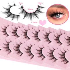 EYDEVRO Manga Lashes wispy mink fibers offer lightweight comfort