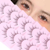 EYDEVRO Moonlight clear band lashes for natural, lightweight wear.