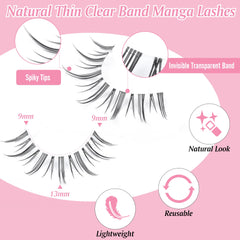 EYDEVRO Moonlight natural-look lashes with ultra-thin band blend seamlessly.