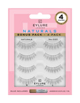Eylure Naturals No. 020 lashes close-up for natural length and lightweight fullness.