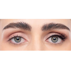 Eylure No.005 lashes with a sleek dark band for definition