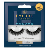 Eylure No.111 lashes close-up with extreme curl for dramatic eyes.