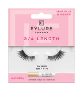 Eylure Volume Accent No. 005 lashes pack for bold, natural-looking fullness.