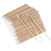 Eyxformula 600-pcs microblading cotton swabs with fine pointed tips for precision detail.