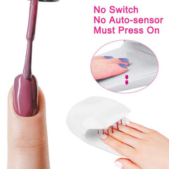 eyxformula compact nail dryer no-uv airflow for safe polish setting