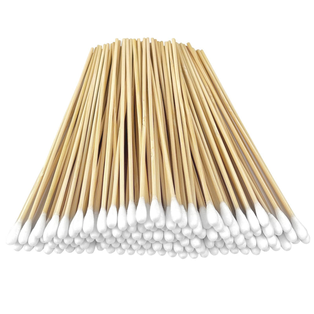 eyxformula long wooden cotton swabs packaging for portable, precise cleaning.