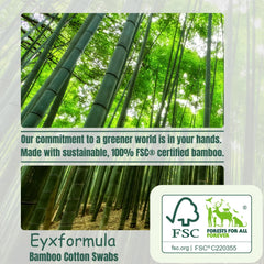 eyxformula wooden-handle-cotton-heads offer sturdy grip for accurate makeup removal.