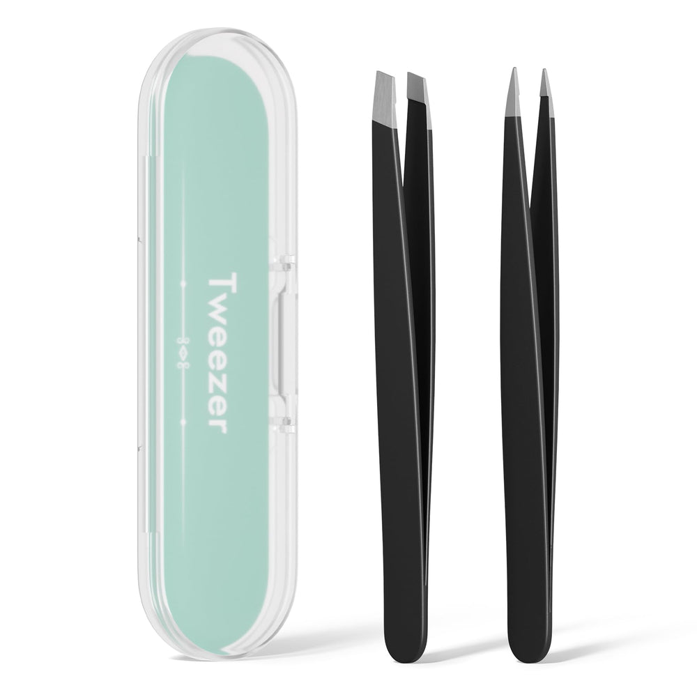 EZ2LIVE eyebrow tweezers slant tip for precise brow shaping