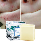 Fabussa sea salt goat milk soap for face foam cleanses gently and hydrates.