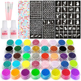 Facegem London: tatuajes brillantes con 40 colores para diversión segura de niños
