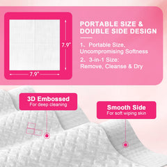 FACEMADE 7.9 x 7.9 inch towel for versatile travel use