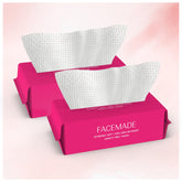 FACEMADE: toallas faciales desechables 100% biobaseadas, suaves para piel sensible.
