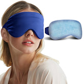 FACEMOON cold eye mask front view for migraine relief and cooling comfort