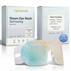 FACEMOON mascarilla ocular autocalentante en empaque individual para uso rápido