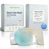 FACEMOON self-heating eye masks, 16-pack, front view for quick portable eye relief.