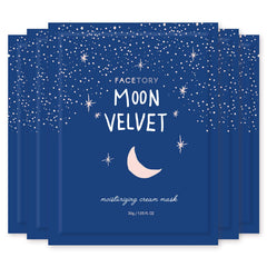 FACETORY Moon Velvet moisturizing mask pack shot for hydration
