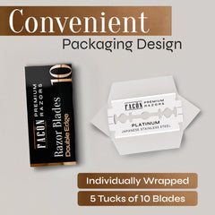 FACON even-pressure design reducing irritation during daily shaving.