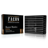 FACON professional razor blades pack for durable, precise cuts in salons or at home.
