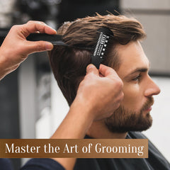 FACON Razor Comb durable-heat-resistant housing provides reliable performance in salons and home settings.