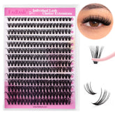 FADLASH DIY lash clusters 40d 0-07-d base for natural daytime lash lift.