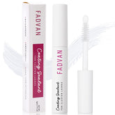 FADVAN lash sealant bottle close-up with clear, thin formula for longer retention.