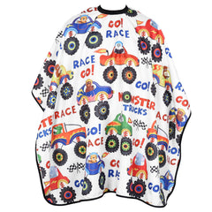 FaHaner kids haircut cape with full coverage shields clothes during trims.