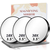 FAHZON magnifying mirror 10x for precise makeup touch-ups at close range.