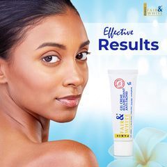 FAIR & WHITE Original Gel Crema en codos para piel más clara.